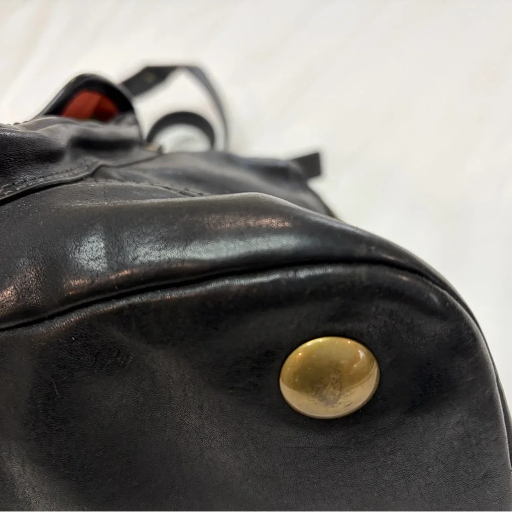 Coach Black Legacy Luci Dome Satchel with Brass Hardware 11649 - Picture 5 of 11